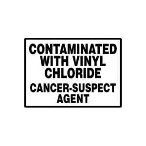 Labels CONTAMINATED WITH VINYL CHLORIDE CANCER SUSPECT AGENT Adhesive 