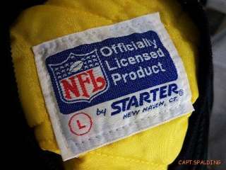 Vtg Starter.Pittsburg Steelers Football NFL.Jacket. L.*  