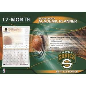  Seattle Sonics 8x11 Academic Planner 2006 07 Sports 