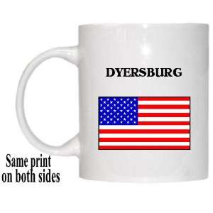  US Flag   Dyersburg, Tennessee (TN) Mug 