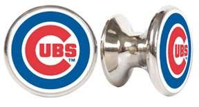 CHICAGO CUBS MLB DRAWER PULLS / CABINET KNOBS  