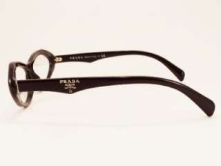 AUTHENTIC New PRADA eye glasses BLACK frames PR 08OV 1AB101 55 Womens 