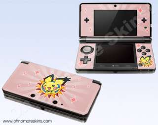 Nintendo 3DS Skin Vinyl Decal   Pokemon Pichu #1 Pink  
