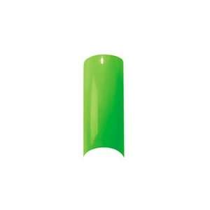   Color Nail Tips in Neon Green # 87 556 100 PCS + A viva Eco Nail File