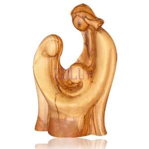  16cm Large Holy Family Olive Wood Figure 