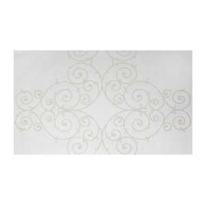   3D PTD9328 Ironwork Scroll Dado 3D Wallpaper, White