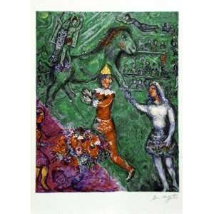  Le Cirque Vert by Marc Chagall   34 x 24 1/8 inches   Lithograph ed 
