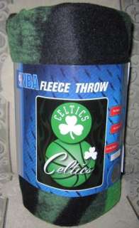 New Boston Celtics NBA Official Team Basketball Fleece Throw Blanket 