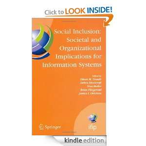Social Inclusion Societal and Organizational Implications for 