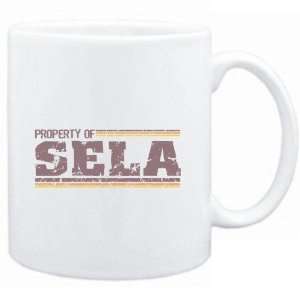  Mug White  Property of Sela   Vintage  Female Names 