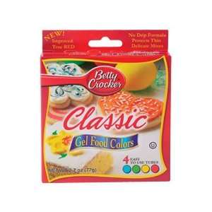 Betty Crocker Classic Gel Food Colors  Grocery & Gourmet 