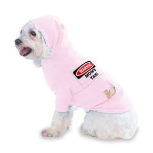 WARNING MOMS TAXI Hooded (Hoody) T Shirt with pocket for your Dog or 