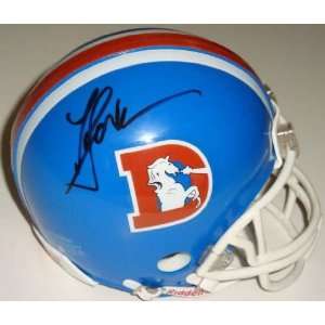  Tom Jackson Autographed Mini Helmet   T B   Autographed NFL 