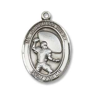   Football Medal Pendant with 24 Stainless Steel Chain in Gift Box