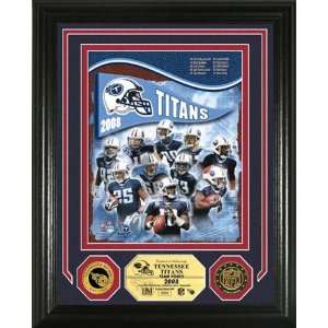  Tennessee Titans 2008 Team Force Photo Mint with Two 24KT 