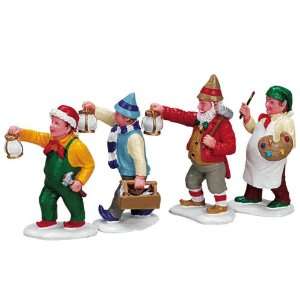  Lemax Santas Wonderland Village Time To Make Toys Set Of 