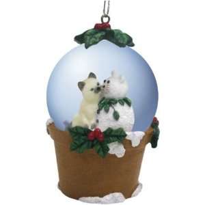  Kitten & Snowcat 45mm Ornament by Westland Giftware