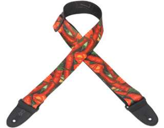 Levys Poly Guitar Strap 2   Red Hot Chili Peppers NEW  