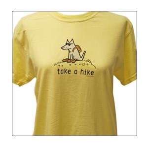  Designer Ladies Cotton T Shirt   Garment Dyed Take a Hike 