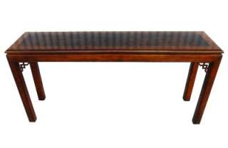 CHINESE CHIPPENDALE STYLE SOFA TABLE CONSOLE VINTAGE BAKER CENTURY 