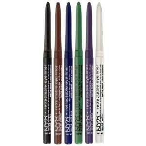 NYX Cosmetics Waterproof Smudgeproof Retractable Auto Eye Liner Pencil 