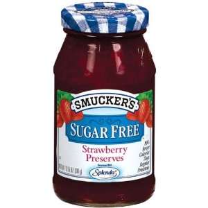 Smuckers Preserves Strawberry Sugar Free   12 Pack  