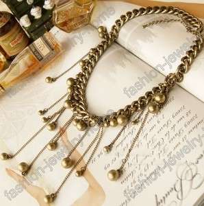   Retro Bronze Style Chain Chokers Charming Necklace New  