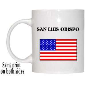  US Flag   San Luis Obispo, California (CA) Mug 