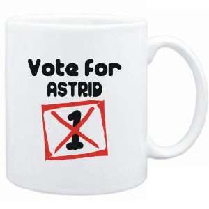    Mug White  Vote for Astrid  Female Names