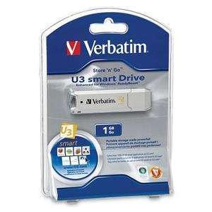  VERBATIM Flash Drive, USB 2.0, 1GB, StorenGo, Smart 