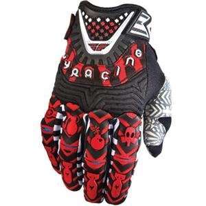  2012 FLY RACING EVOLUTION GLOVES (SMALL) (RED/BLACK) Automotive