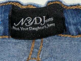 NOT YOUR DAUGHTERS JEANS (SZ 8) Cropped/Capri Jeans Medium Wash 