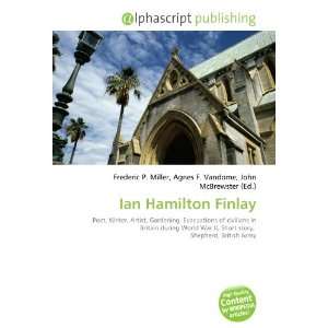  Ian Hamilton Finlay (9786132850072) Books