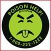 100 Mr. Yuk Yuck Stickers & Free Poison Prev Magnet  