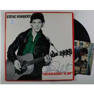   Forbert Autographed Jackrabbit Slim Record Album 