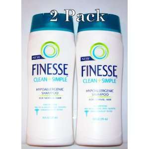  Finesse Clean + Simple Shampoo for Normal Hair, 10 Oz 