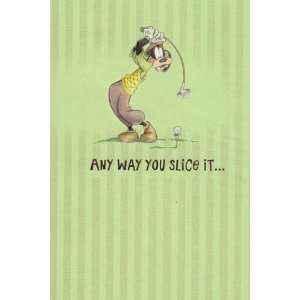 Fathers Day Card Any Way You Slice It Hallmark   Disney   Goofy