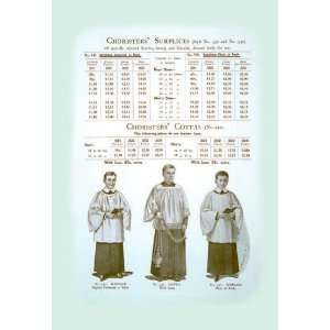 Exclusive By Buyenlarge Choristers Surplices 12x18 Giclee on canvas 
