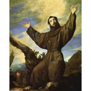   de Ribera)   24 x 30 inches   Ecstasy of St. Francis o Home