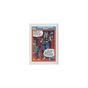 1990 Impel Marvel Universe Series I (Trading Card) #154   Spider Man 