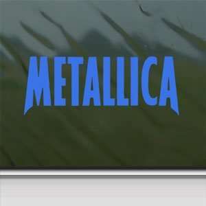  Metallica Blue Decal Metal Rock Band Truck Window Blue 