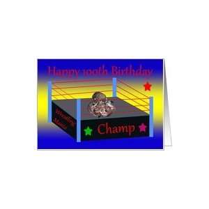  100th Birthday, Raccoons wrestling Card Toys & Games
