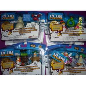  Disney Club Penguin Series 4 sets of 2 mix n match figure 