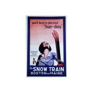  Postcard Snow Train