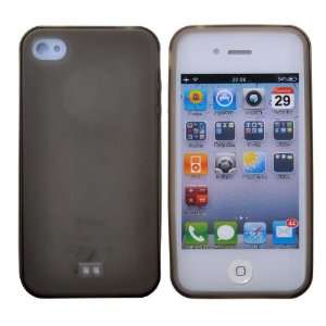  New Hole TPU Skin Case for iPhone 4 (Black) Everything 