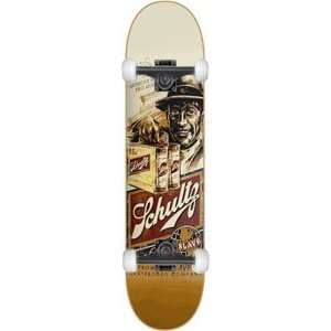  Slave Schultz Sixer Complete Skateboard   8.0 Gold w/Mini 