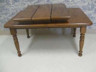 TELL CITY Cinnamon Hill Maple Rectangular Table 3 Leaves extends to 96 