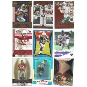  9 Card Lot of NFL Players . . . All are Serial Numbered 
