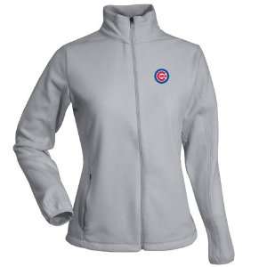  Chicago Cubs Womens Sleet Full Zip Fleece (Grey) Sports 
