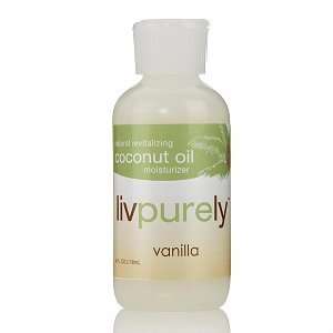   Coconut Oil Moisturizer with Vanilla for Face and Body, 4 fl oz